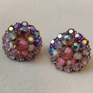 Vintage clip earrings